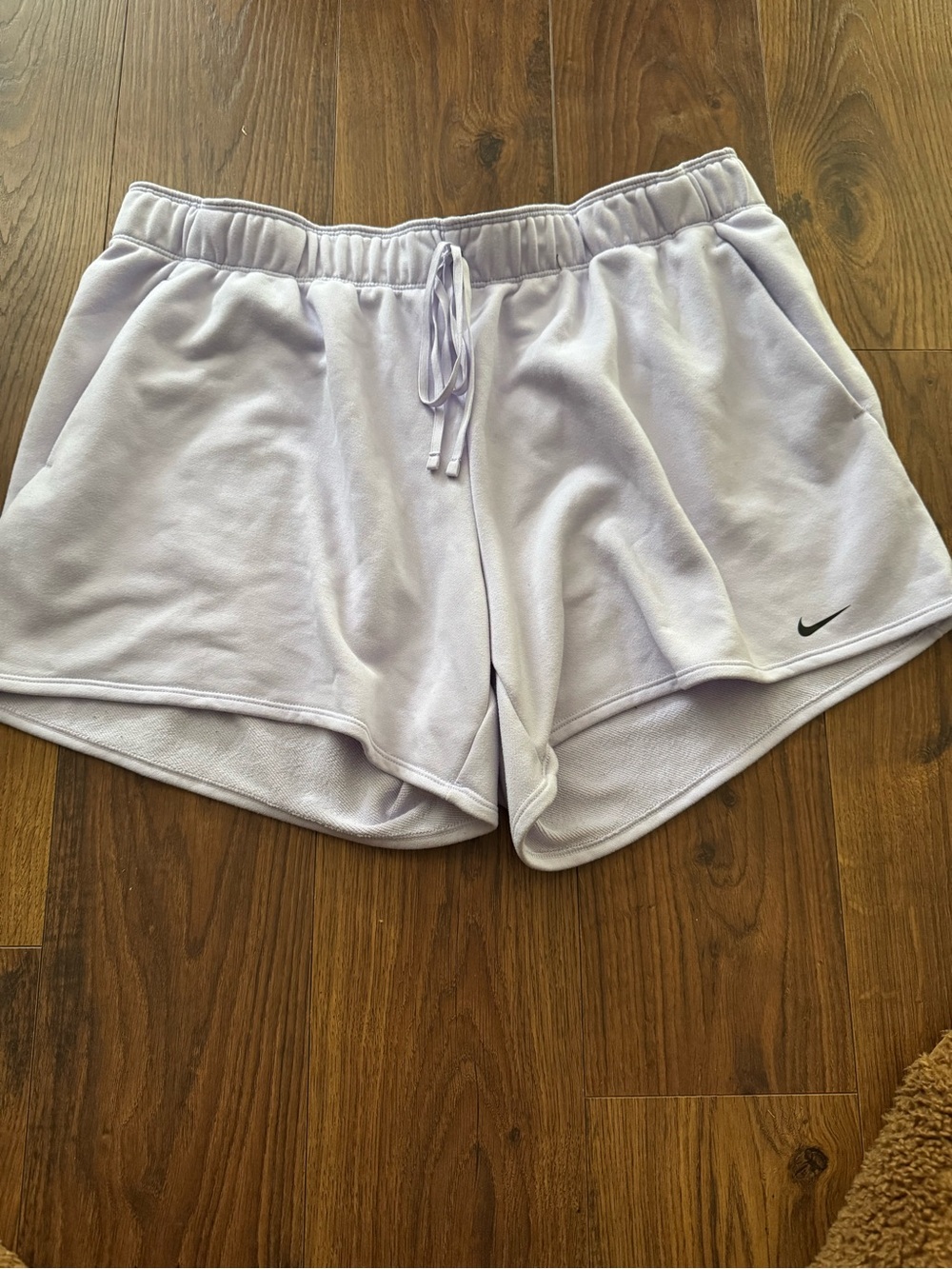 Nike Women's Light Lavender Athletic Drawstring Shorts